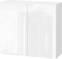 Шкаф навесной для кухни SV-мебель Модерн New Ш800/720 БЦ (белый глянец) - 