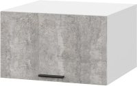 Шкаф под вытяжку SV-мебель Модус ШГ600/360 БЦ (белый/цемент светлый) - 