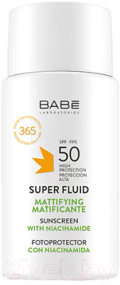 Крем солнцезащитный Laboratorios Babe Флюид С ниацинамидом SPF50 (50мл)