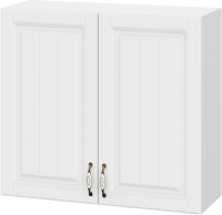 Шкаф навесной для кухни SV-мебель Прованс Ш800/720 БЦ (белый/белый текстурный) - 