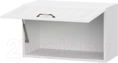 Шкаф под вытяжку SV-мебель Прованс ШГ600/360 БЦ (белый/белый текстурный)