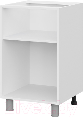 Шкаф-стол кухонный SV-мебель Прованс С500 БЦ (белый/белый текстурный)