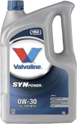 Моторное масло Valvoline SynPower MST FE C2 0W30 / 901313 (5л)