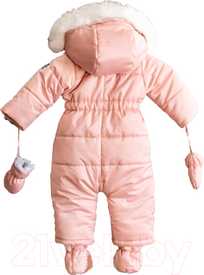 Комбинезон прогулочный детский Batik Рони 400-24з-2 (р-р 74-44, розовый опал)