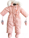 Комбинезон прогулочный детский Batik Рони 400-24з-2 (р-р 74-44, розовый опал) - 