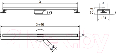 Трап для душа Mexen Flat Slim MEX-1041110