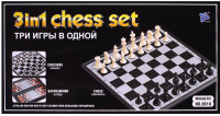 Набор настольных игр Darvish 3 в 1 Шахматы, шашки, нарды / SR-T-2064 - 