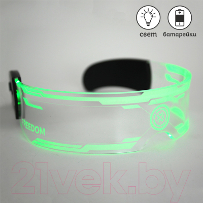 Карнавальные очки Darvish Неоновые светодиодные / DV-H-1645