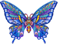 Пазл БЕЛОСНЕЖКА Очаровательная бабочка M / 6171-WP - 