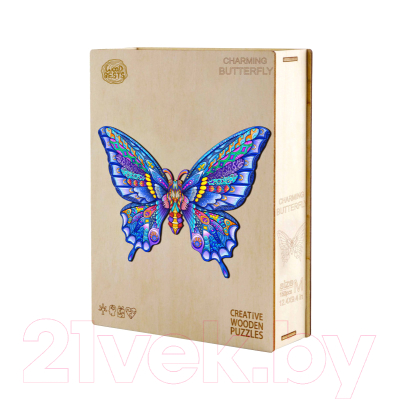 Пазл БЕЛОСНЕЖКА Очаровательная бабочка XL / 6173-WP