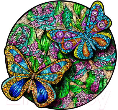 Пазл БЕЛОСНЕЖКА Красивая бабочка S / 6185-WP