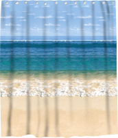Шторка-занавеска для ванны Perfecto Linea Secret 36-118106 (пляж) - 