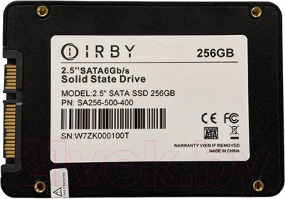 SSD диск IRBY SA256-500-400