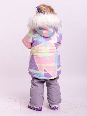 Комплект верхней детской одежды Batik Мейв 420-24з-3 (р-р 110-60, принт геометрика)
