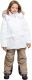Комплект верхней детской одежды Batik Жасмин 425-24з-1 (р-р 110-60, белая голограмма) - 
