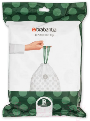 Пакеты для мусора Brabantia R 36л / 138546 (40шт)
