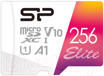 Карта памяти Silicon Power Elite microSDXC 256GB (SP256GBSTXBV1V20)