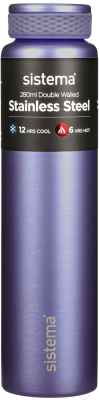 Термос для напитков Sistema 510 (280мл, фиолетовый)