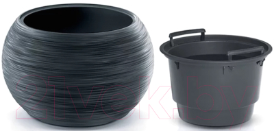 Кашпо Prosperplast Furu Bowl / DBFUK400-S433 (антрацит)