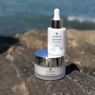 Набор косметики для лица Sesderma Oceanskin Крем питательный + Сыворотка увлажняющая (50мл+30мл)