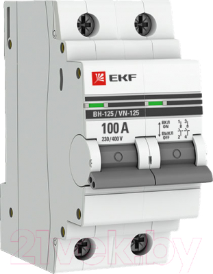 Выключатель нагрузки EKF PROxima ВН-125 / SL125-2-100-pro