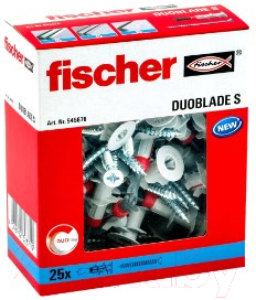 Дюбель для гипсокартона FISCHER Duoblade S Plug 545676K (25шт)