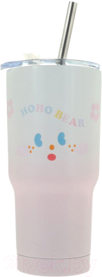 Многоразовый стакан Miniso HoHo Bear Summer Sparkling Ice Series / 5548