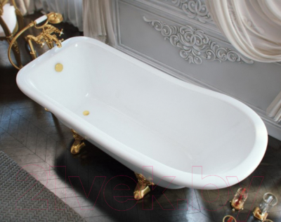 Ванна из искусственного мрамора Эстет Carskaya 170x73 Silk / ФР-00014393