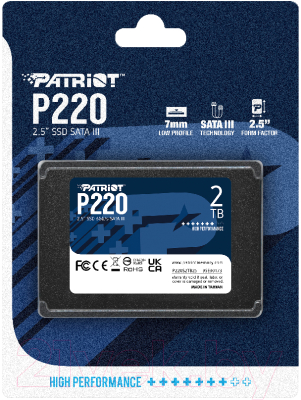 SSD диск Patriot P220 2TB (P220S2TB25)
