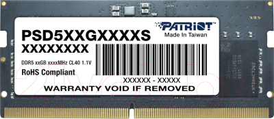 Оперативная память DDR5 Patriot PSD516G560081S