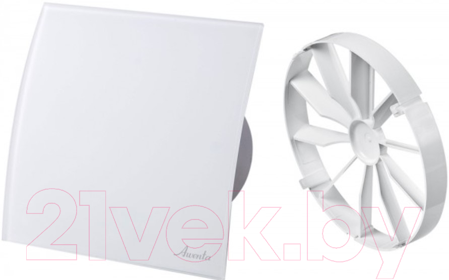 Вентилятор накладной Awenta System+ Turbo 100T / KWT100T-PEB100-ZZ100