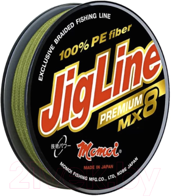 Леска плетеная Momoi JigLine Premium WX8 0.08мм / 447366 (100м)