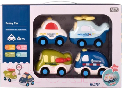 Набор игрушечных автомобилей Top Goods Милые машинки 3707