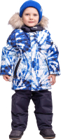 Комплект прогулочной детской одежды Batik Невил 450-24з-1 (р-р 92-52, тай дай синий) - 