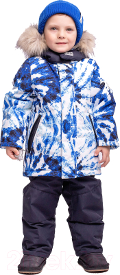 Комплект прогулочной детской одежды Batik Невил 450-24з-1 (р-р 80-48, тай дай синий)
