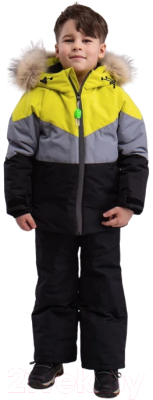 Комплект верхней детской одежды Batik Морти 452-24з-2 (р-р 134-68, гриндэй/серый)
