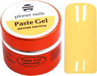 Гель-паста для ногтей Planet Nails Желтая пастель (5мл) - 