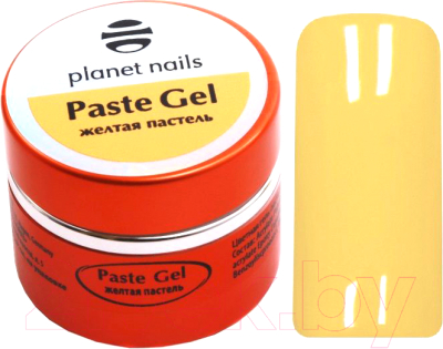 Гель-паста для ногтей Planet Nails Желтая пастель (5мл)