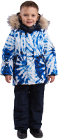 Комплект верхней детской одежды Batik Невил 450-24з-2 (р-р 110-60, тай дай синий) - 