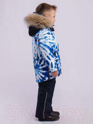 Комплект верхней детской одежды Batik Невил 450-24з-2 (р-р 110-60, тай дай синий)