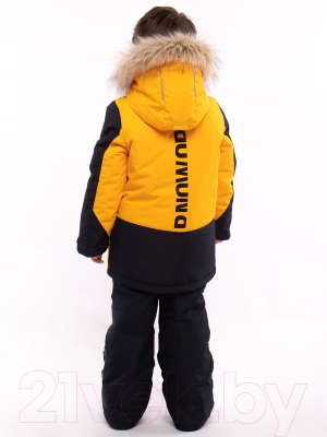Комплект верхней детской одежды Batik Деннис 454-24з-2 (р-р 122-64, кибер желтый)
