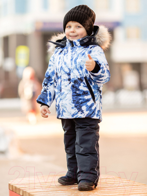 Комплект прогулочной детской одежды Batik Невил 450-24з-2 (р-р 98-56, тай дай синий)