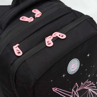 Школьный рюкзак Grizzly RG-466-1 (черный)