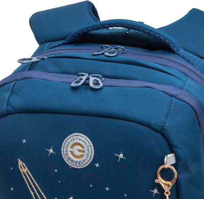 Школьный рюкзак Grizzly RG-466-1 (синий)