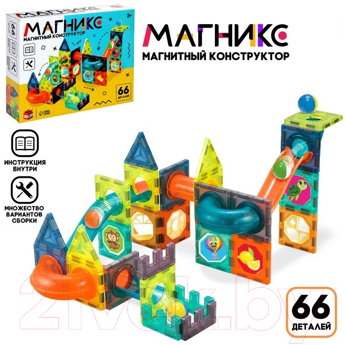 Конструктор магнитный Unicon Магникс / 9444941