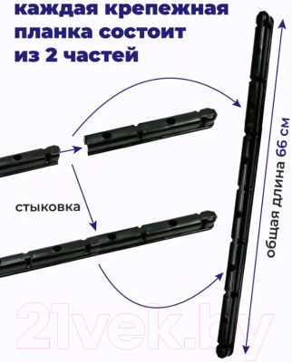 Сушилка для белья Comfort Alumin Group Потолочная 7 прутьев Black Diamond 160см (алюминий)