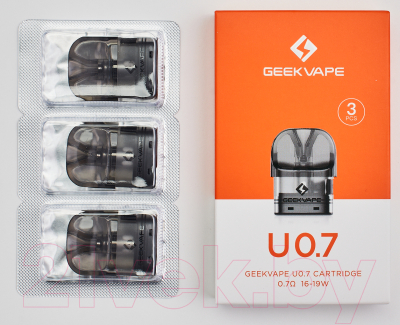 Набор картриджей для электронного парогенератора Geekvape Sonder U 0.7 Ом (2мл, 3шт)