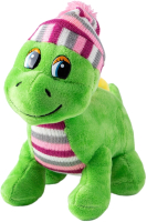 Мягкая игрушка Sima-Land Дракоша в полосатой шапке / 9473208 (зеленый) - 