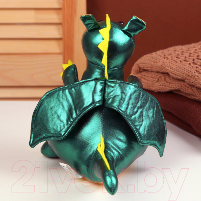 Мягкая игрушка Sima-Land Дракон блестящий / 9473212 (зеленый)