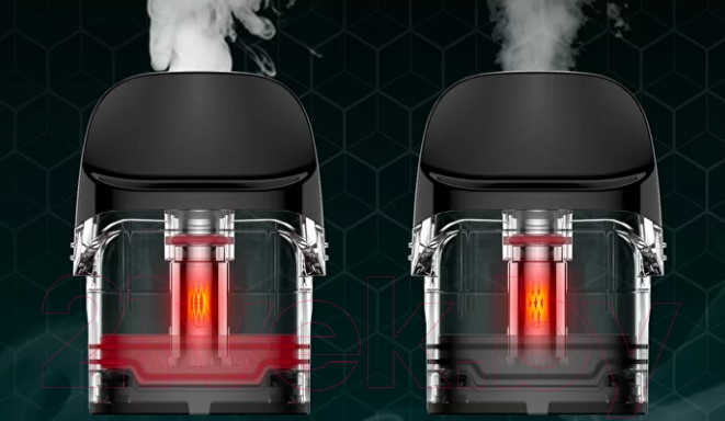 Набор картриджей для электронного парогенератора Vaporesso Luxe Q Luxe QS Mesh 1.0 Ом (2мл, 4шт) — фото 5